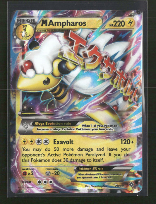 XY - Ancient Origins M Ampharos EX #28/98