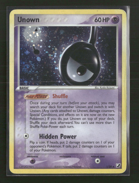 Unseen Forces Unown (!) #!/28