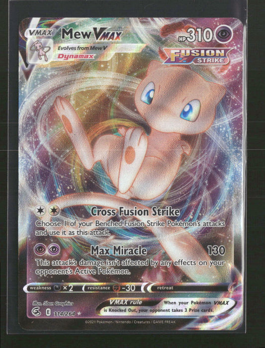 SWSH08: Fusion Strike Mew VMAX #114/264