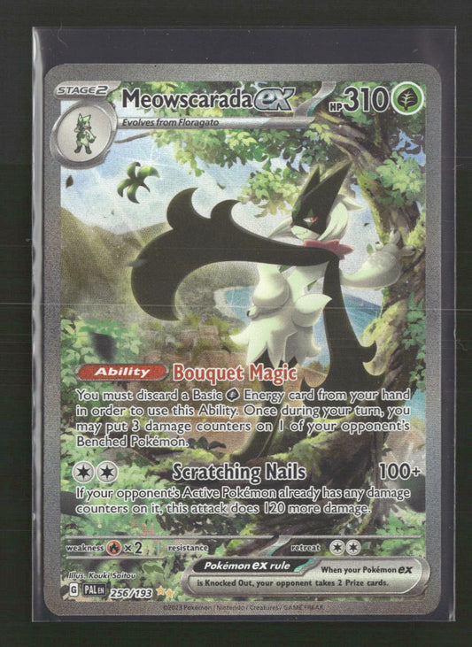 SV02: Paldea Evolved Meowscarada ex #256/193