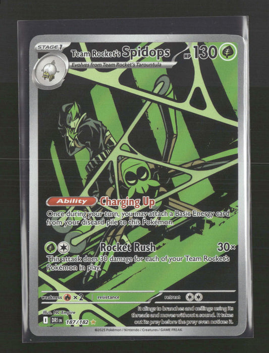 SV10: Destined Rivals Team Rocket's Spidops #187/182