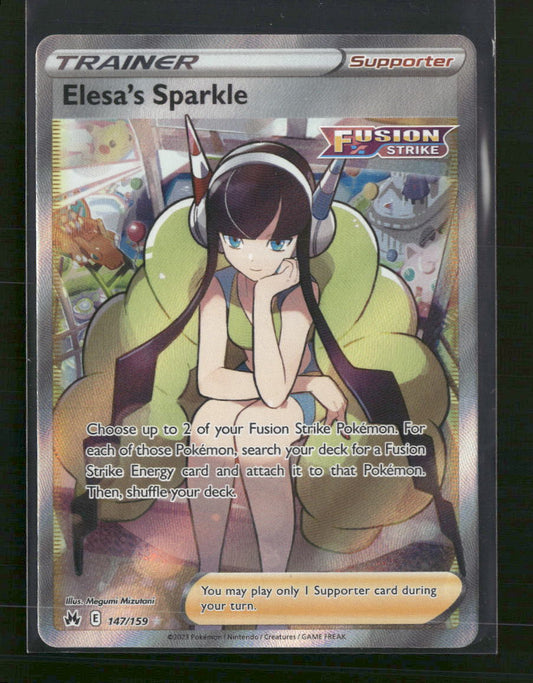 Crown Zenith Elesa's Sparkle (Full Art) #147/159
