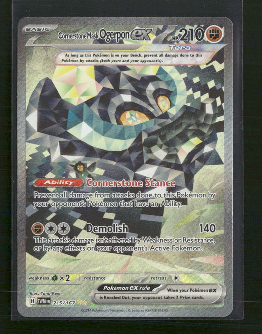 SV06: Twilight Masquerade Cornerstone Mask Ogerpon ex #215/167