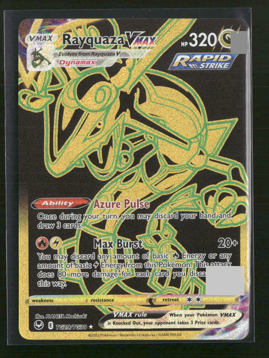 SWSH12: Silver Tempest Trainer Gallery Rayquaza VMAX (Secret) #TG29/TG30