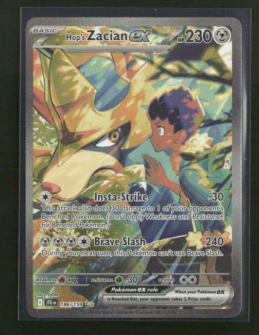 SV09: Journey Together Hop's Zacian ex #186/159