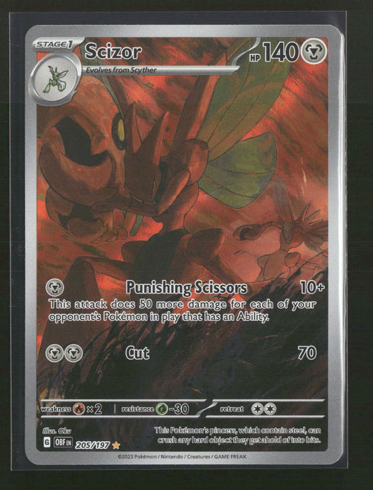 SV03: Obsidian Flames Scizor #205/197