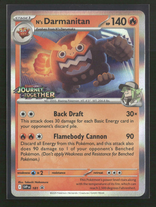 SV: Scarlet & Violet Promo Cards N's Darmanitan #181