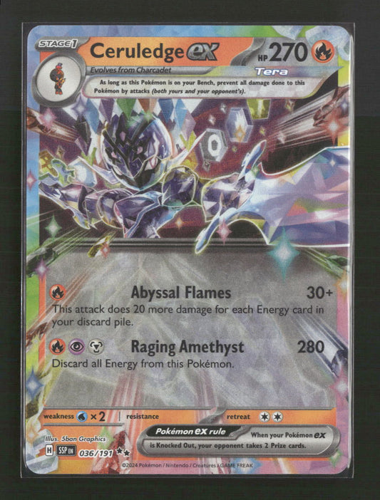 SV08: Surging Sparks Ceruledge ex #036/191