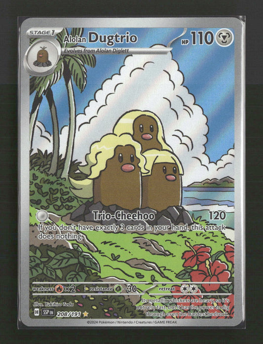 SV08: Surging Sparks Alolan Dugtrio #208/191