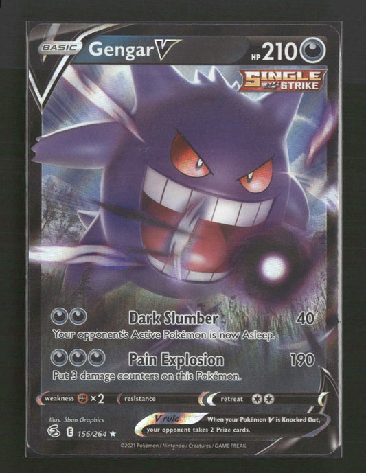 SWSH08: Fusion Strike Gengar V #156/264