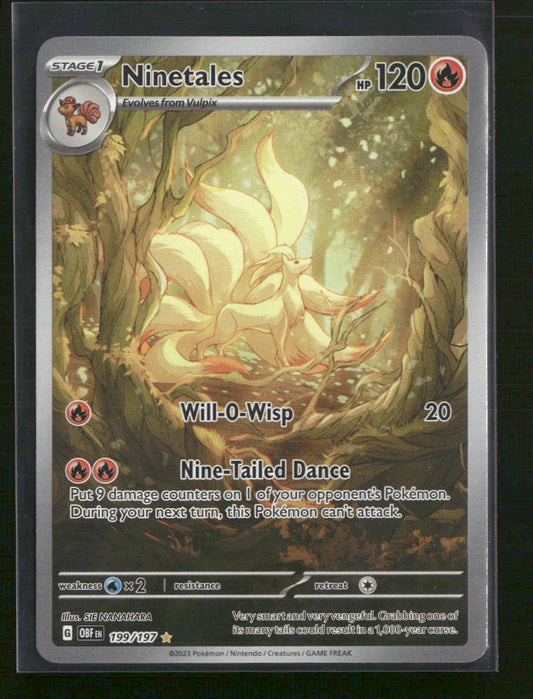 SV03: Obsidian Flames Ninetales -199/197 #199/197