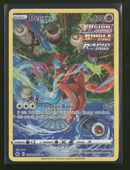 Crown Zenith: Galarian Gallery Deoxys #GG12/GG70