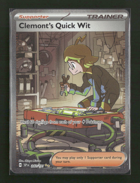 SV08: Surging Sparks Clemont's Quick Wit #243/191