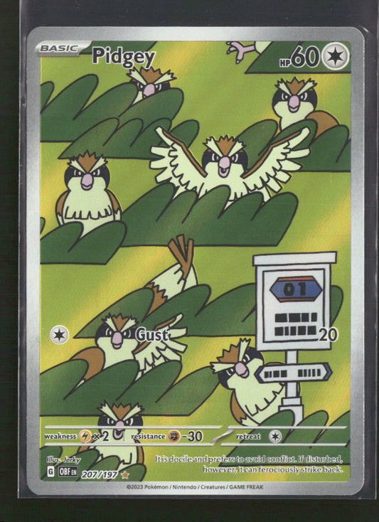 SV03: Obsidian Flames Pidgey #207/197