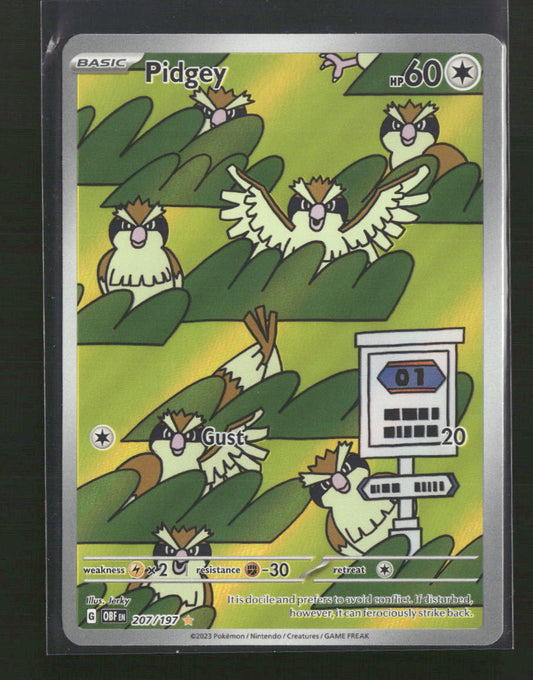 SV03: Obsidian Flames Pidgey #207/197