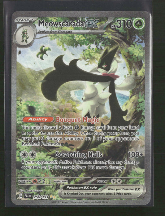 SV02: Paldea Evolved Meowscarada ex #256/193