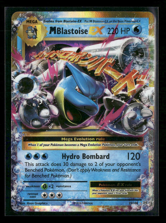 XY - Evolutions M Blastoise EX #22/108