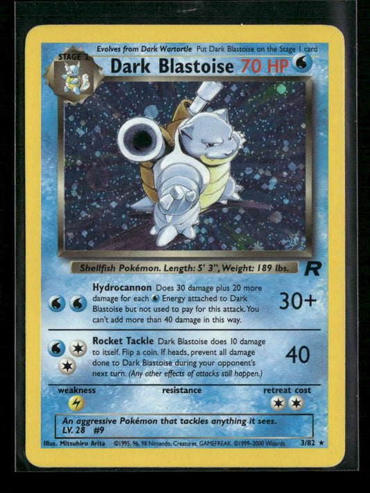 Team Rocket Dark Blastoise (3) #03/82