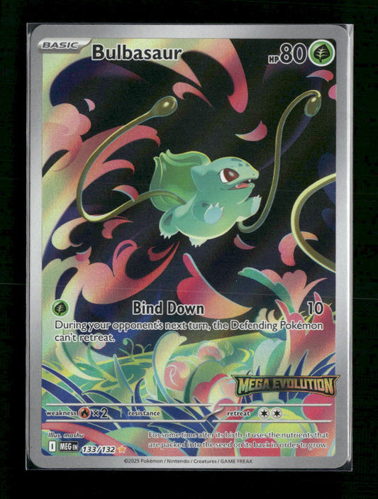 ME01: Mega Evolution Bulbasaur #133/132 Mega Stamped