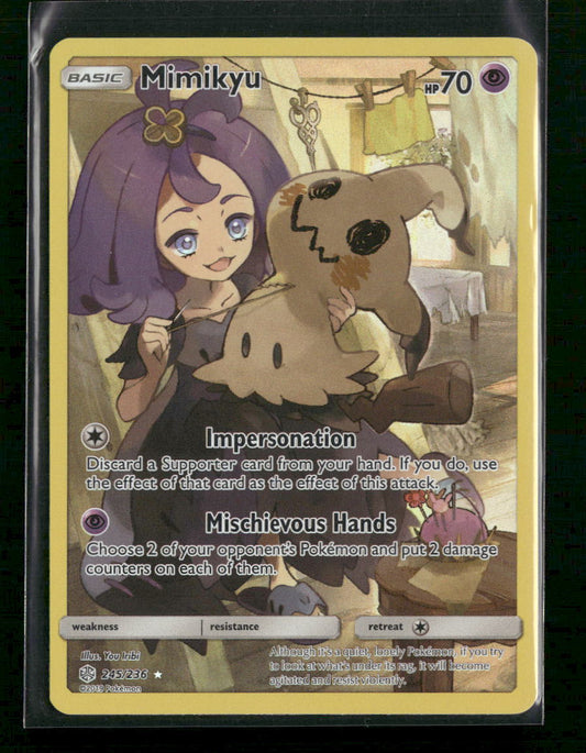 SM - Cosmic Eclipse Mimikyu (Secret) #245/236