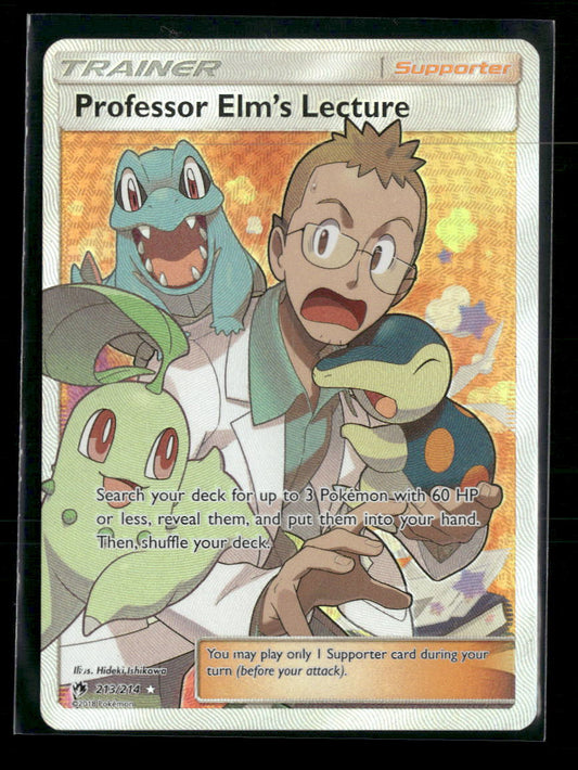 SM - Lost Thunder Professor Elm's Lecture (Full Art) #213/214