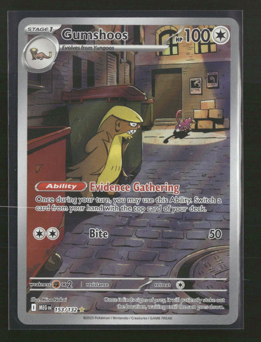 ME01: Mega Evolution Gumshoos #153/132
