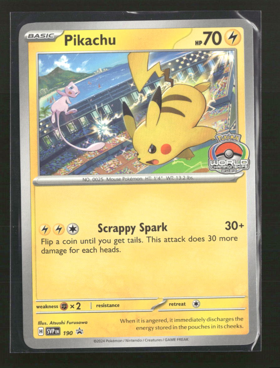 SV: Scarlet & Violet Promo Cards Pikachu #190