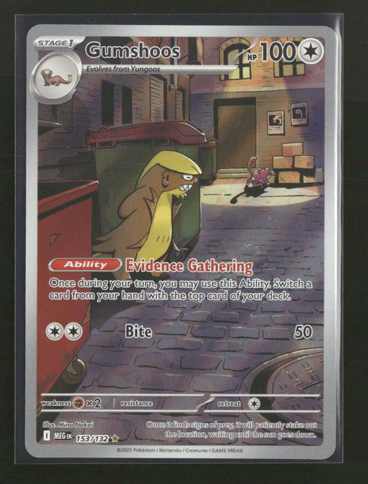 ME01: Mega Evolution Gumshoos #153/132