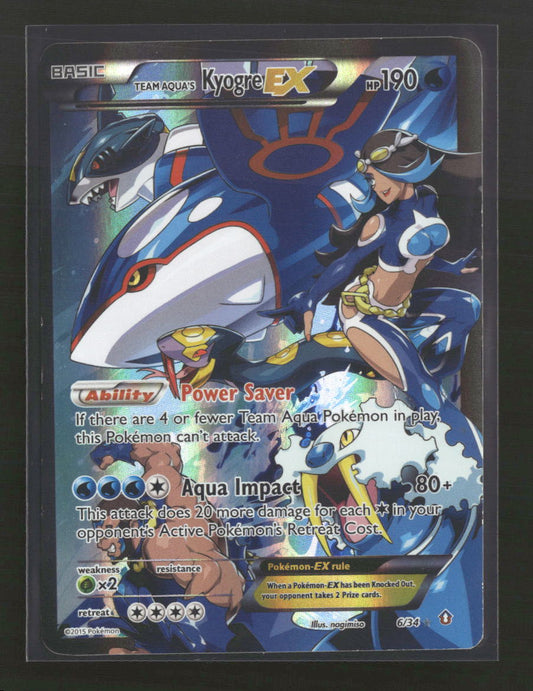 Double Crisis Team Aqua's Kyogre EX #6/34