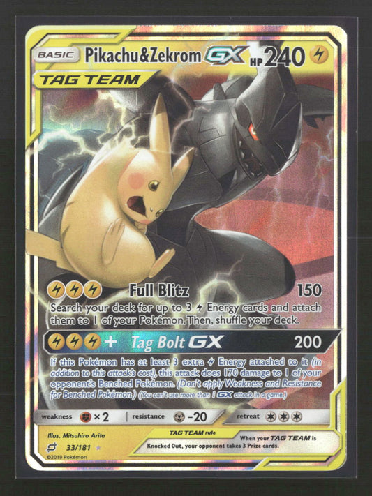 SM - Team Up Pikachu & Zekrom GX #33/181