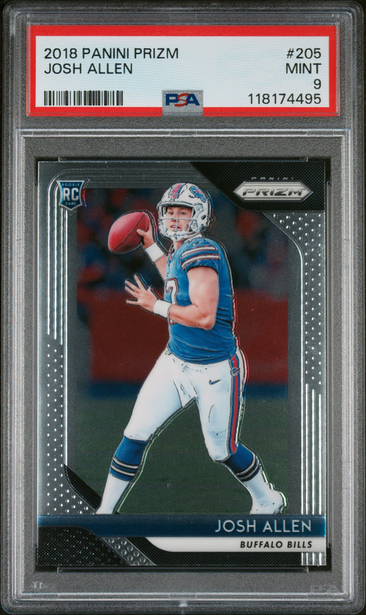 2018 Panini Prizm Josh Allen 9 PSA #205