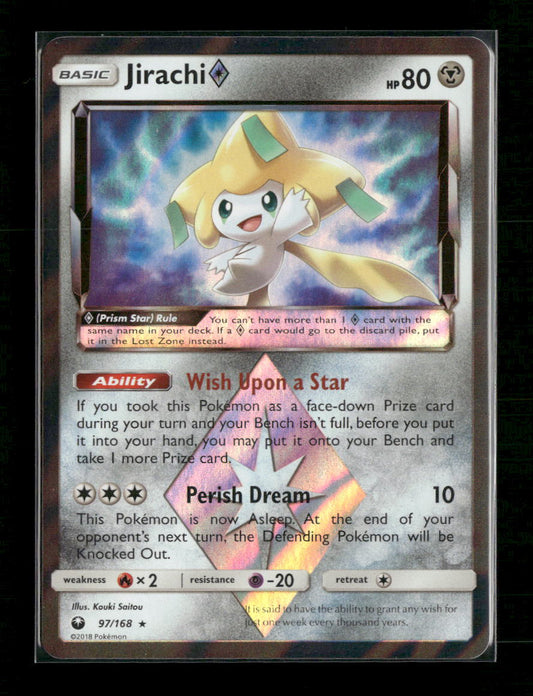 SM - Celestial Storm Jirachi Prism Star #97/168