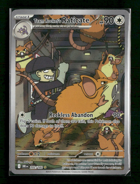 SV10: Destined Rivals Team Rocket's Raticate #202/182