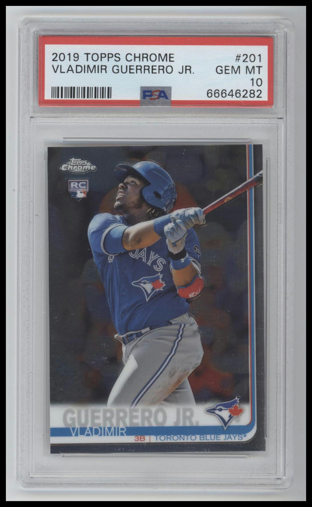 2019 Topps Chrome Vladimir Guerrero Jr. 10 PSA #201