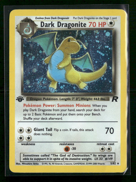 Team Rocket Dark Dragonite (5) #05/82