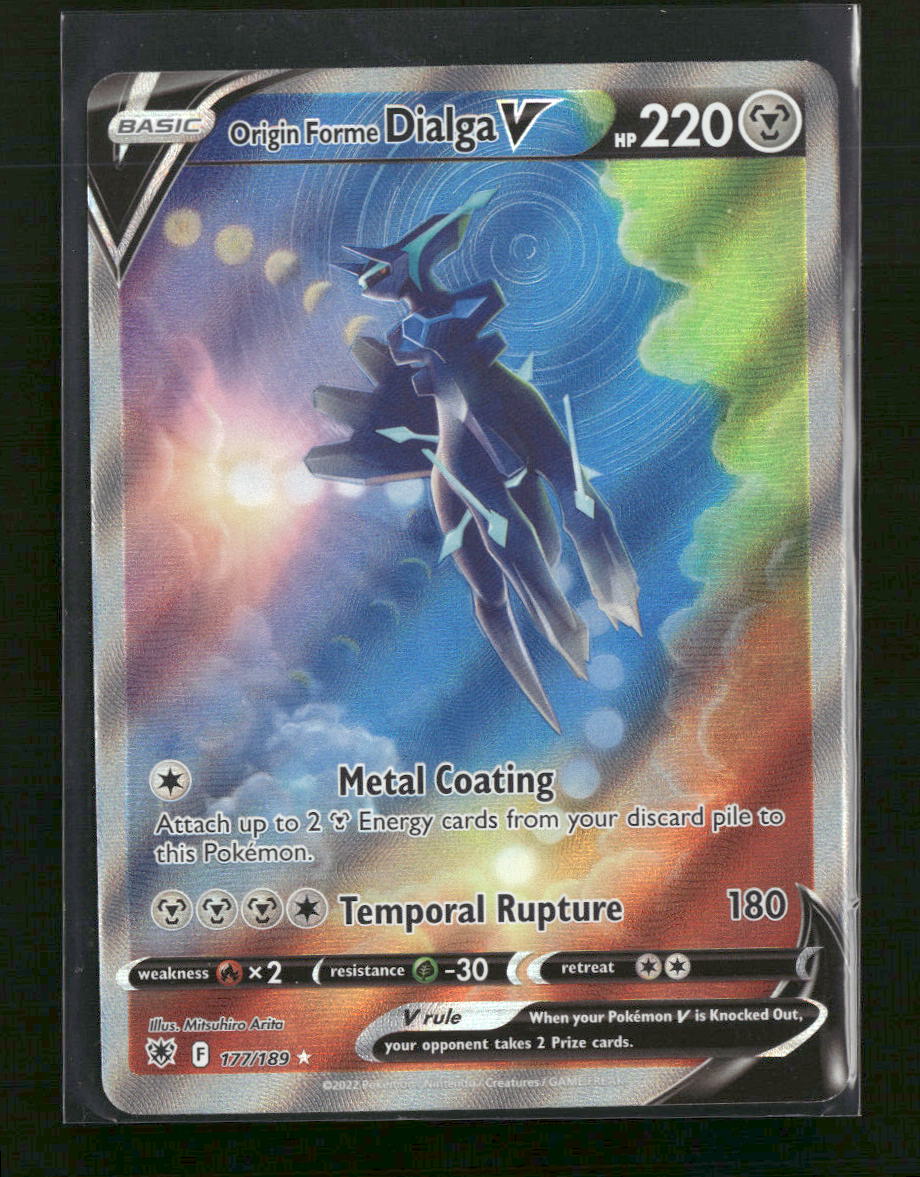 SWSH10: Astral Radiance Origin Forme Dialga V (Alternate Full Art) #177/189