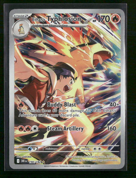 SV10: Destined Rivals Ethan's Typhlosion #190/182