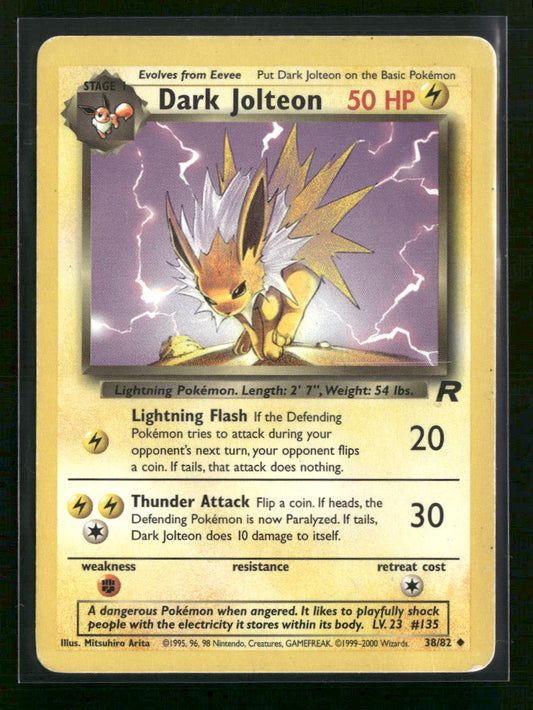 Team Rocket Dark Jolteon #38/82