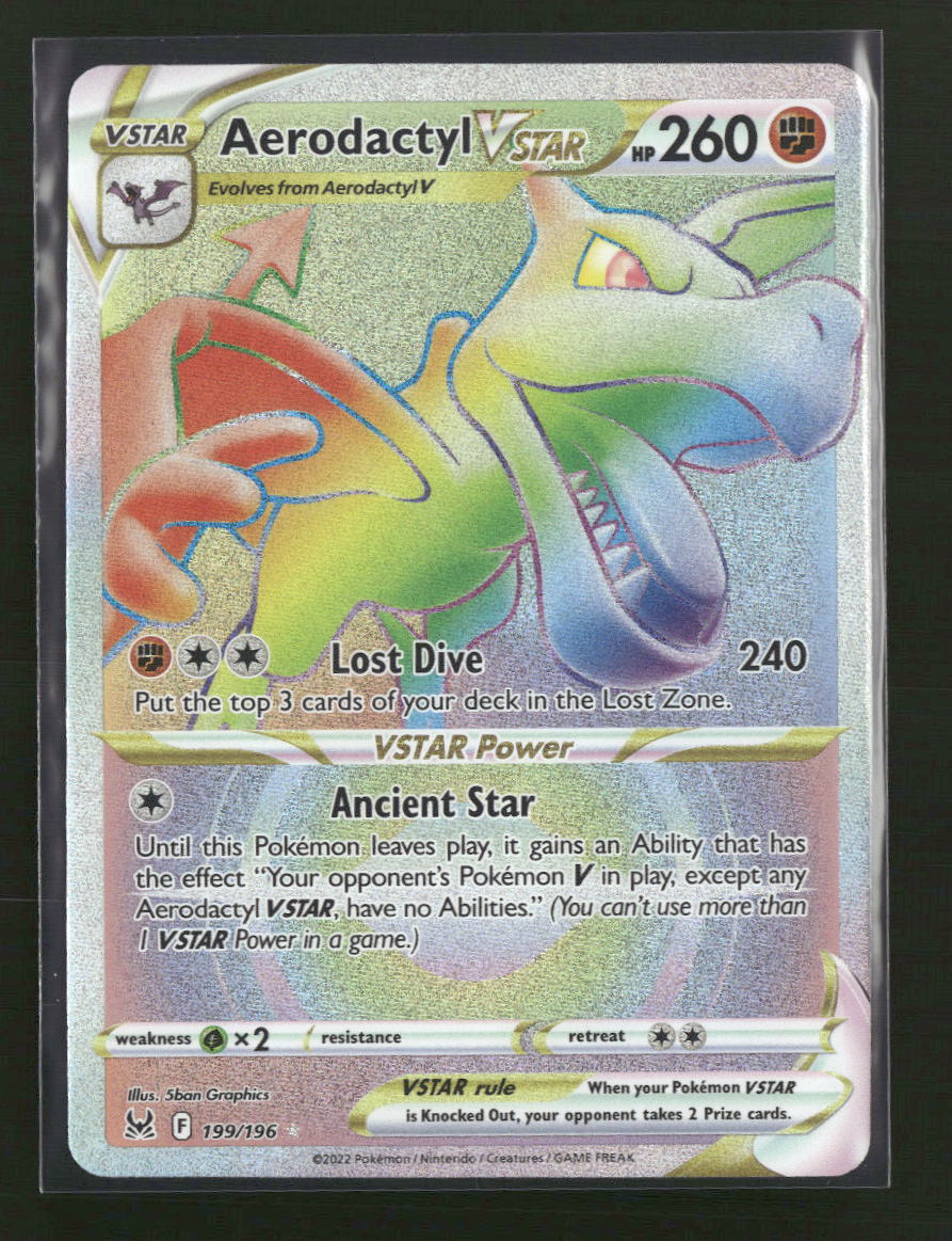SWSH11: Lost Origin Aerodactyl VSTAR (Secret) #199/196