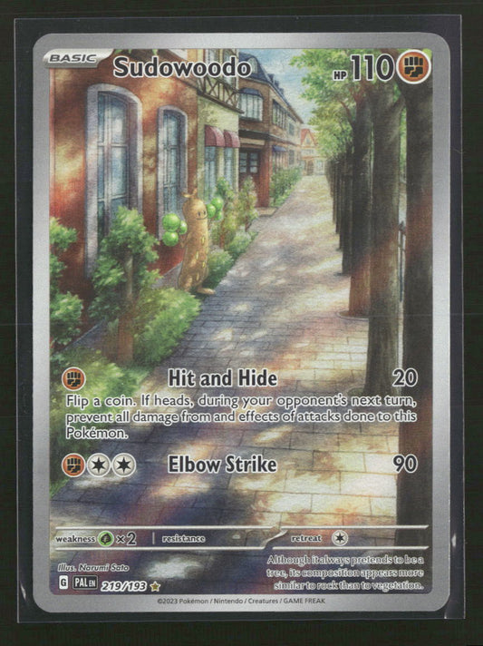 SV02: Paldea Evolved Sudowoodo #219/193