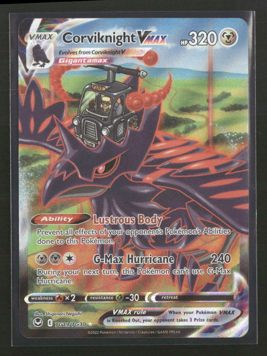 SWSH12: Silver Tempest Trainer Gallery Corviknight VMAX #TG19/TG30