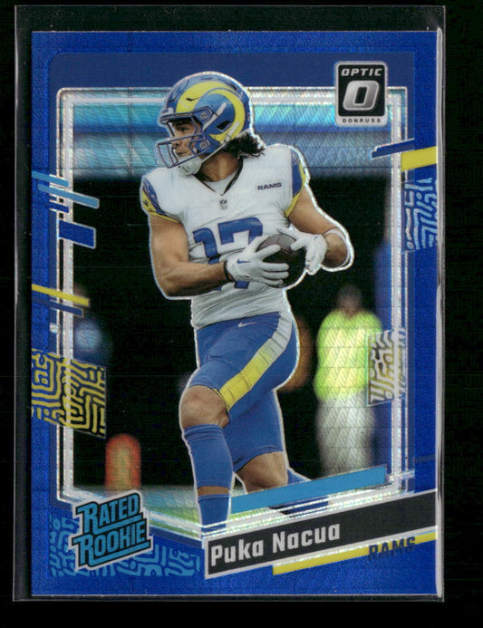 2023 Donruss Optic Blue Hyper Puka Nacua Rookie #238
