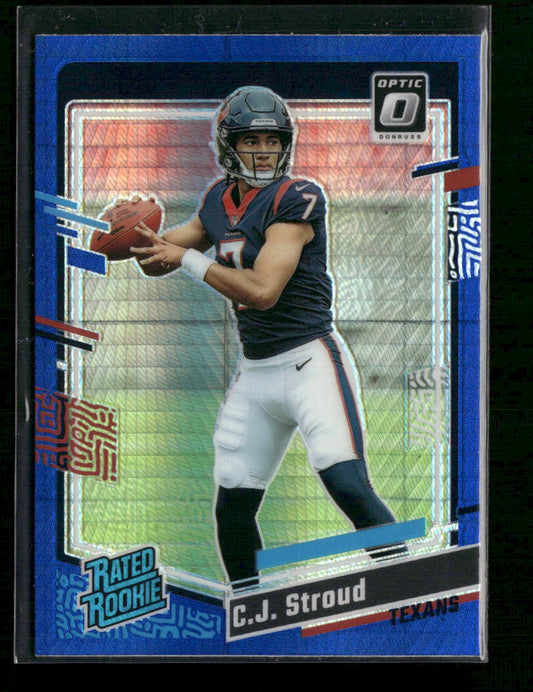 2023 Donruss Optic Blue Hyper C.J. Stroud Rookie #244