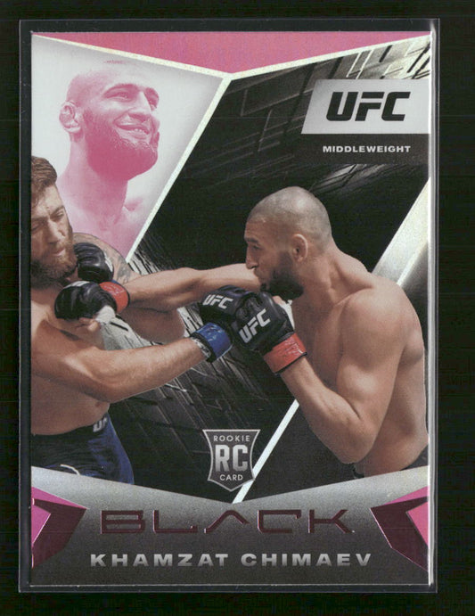 2021 Panini Chronicles UFC Pink Khamzat Chimaev Rookie #116