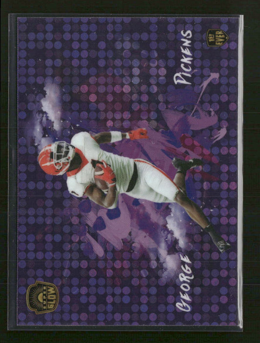 2021 Super Glow Sports Purple George Pickens #82 /1