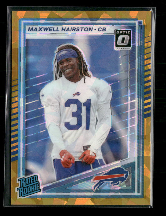 2025 Donruss Rated Rookie Gold Maxwell Hairston #/10 #362