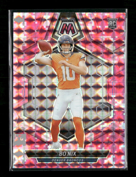 2024 Panini Mosaic Mosaic Camo Pink Bo Nix #312
