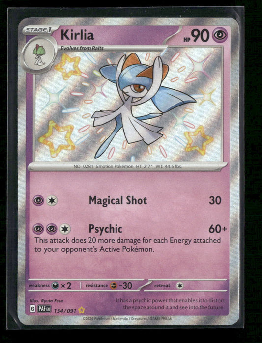 SV: Paldean Fates Kirlia #154/091