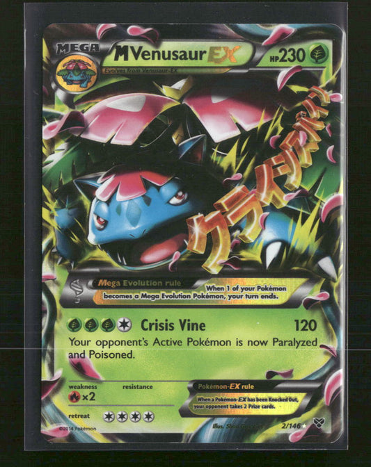 XY Base Set M Venusaur EX #2/146