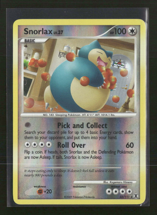 Rising Rivals Snorlax (33) #33/111